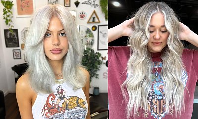 #ASHBLONDE - nastała moda na popielaty blond! Zobacz połaczenia z long bobem, curtain bangs i nie tylko!