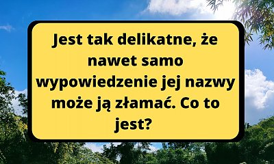 Tę zagadkę potrafi rozwiązać dziecko, ale dorosły już nie! Dasz radę?