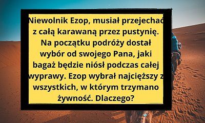 Oto zagadka logiczna, którą rozwiąże tylko 15% internautów. Należysz do tego grona?