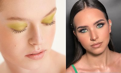 Zielony makijaż oczu - sprawdź, czego się wystrzegać. Poznaj najmodniejsze pomysły na lato 2022! Soft look, cut crease i nie tylko!