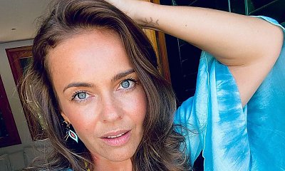Bifor Undercover Festival: Edyta Herbuś z żółtej zwiewnej sukience maxi. Uwagę zwracają kolczyki... Udana stylizacja?