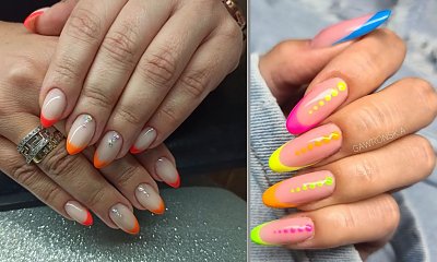 Kolorowy french manicure - zawsze ładny, modny i niebanalny! Zobacz piękne stylizacje!