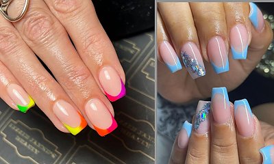 Kolorowy french manicure - to hit lata 2022! Zobacz piękne stylizacje i zainspiruj się!