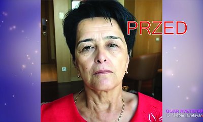 63-latka otrzymała od syna na urodziny wspaniały prezent - metamorfozę makijażową! Zaskakujący efekt WOW!
