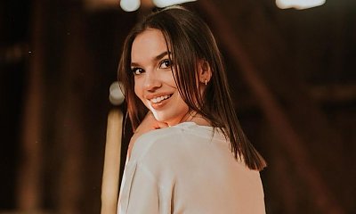 Oliwia Ciesiółka w sukience na wesele! W brązowym long bobie i niebieskiej kreacji zachwyciła fanów! "Ale koza"
