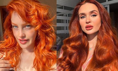 Wielki powrót rudej koloryzacji! Zobacz najmodniejsze odcienie na cięciu long bob, curtain bangs, na falach i nie tylko!