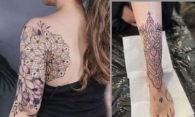 #mandalatattoo - tatuaż mandala. Zobacz piękne stylizacje, modne w 2022 roku!