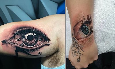 #eyetattoo - tatuaż w kształcie oka. Zobacz te piękne projekty!