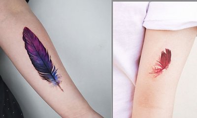 feathertattoo - tatuaż z piórkiem. Subtelny i delikatny motyw idealny dla kobiet! Zobacz trendy 2022 roku