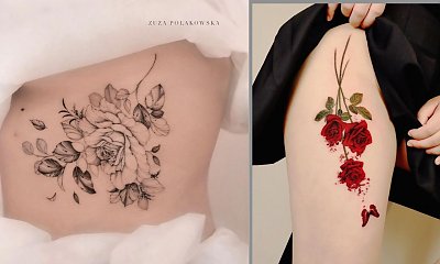 #rosetattoo - tatuaż z motywem róży. Zobacz 13 pięknych stylizacji wykonanych w 2022 roku!