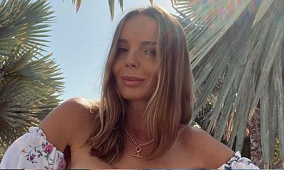 Agnieszka Włodarczyk z zimnym smoothie w dłoni narzeka na hiszpańskie upały. Kto by pomyślał, że w tym rejonie świata będzie gorąco...