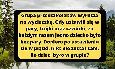 Zagadka, która sprawia trudność największym bystrzakom. Poradzisz sobie?