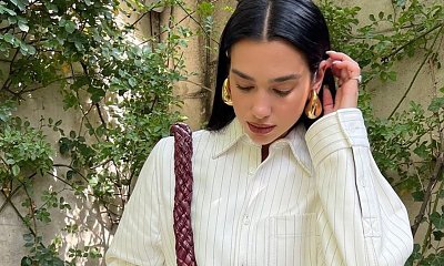 Dua Lipa w modnej mini i długich kozakach! Świetny pomysł na stylizację? "Ten outfit jest po prostu genialny!" - ktoś pisze