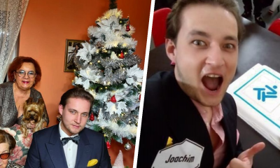 Joachim Zeiske z "Gogglebox" na plaży. Poły koszuli odsłoniły jego tors. Wow, ale się wyrobił! CIACHO?