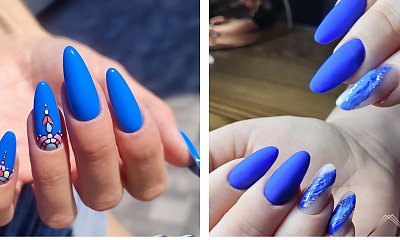 Kobaltowe paznokcie: na randkę, koncert, do pracy, na urlop i na co dzień! Zobacz te piękne stylizacje!