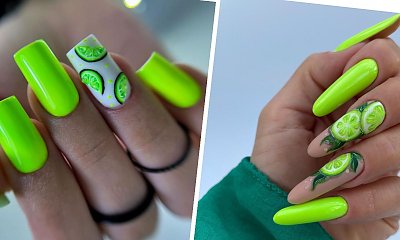 Paznokcie limonkowe: ten kolor to gorący trend lata 2022! Zobacz najlepsze stylizacje!