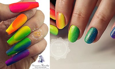 #rainbownails - paznokcie w kolorach tęczy. Zobacz te wspaniałe stylizacje!