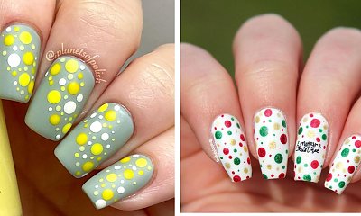 #doticurenails - paznokcie w kropki. To hit lata w stylizacji paznokci! Zobacz najlepsze propozycje!