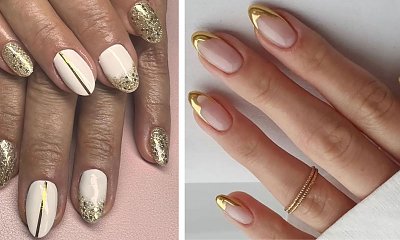 #goldnails - złote paznokcie. To gorący trend lata! Zobacz najpiękniejsze stylizacje!