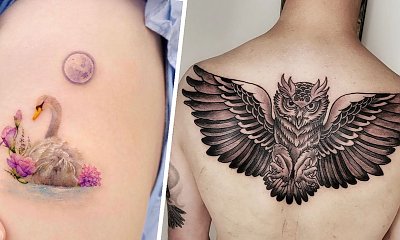 #birdtattoo - tatuaże ptaki: ukazują piękno, wolność, szybkość i siłę życiową! Zobacz te piękne projekty!