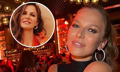 Anna Lewandowska w kolorowej stylizacji. Na punkcie jej kurtki fanki wprost oszalały
