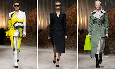 Moda na jesień 2022 - płaszcze, marynarki i damskie garnitury od marki Alexandrer McQueen!