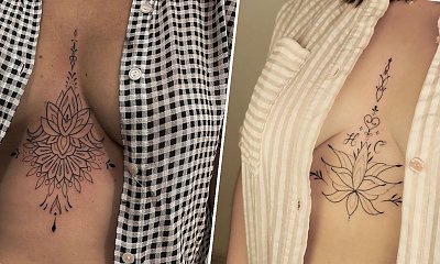 Tatuaże między piersiami - to kobiecy, seksowny i piękny trend. Zobacz najlepsze projekty!
