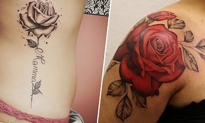 #rosetattoo - tatuaż róży. To legendarny, piękny i uniwersalny wzór! Zobacz 15 najlepszych projektów!