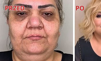 Odmłodniała 20 lat! Zaskakująca metamorfoza 70-latki! Zobacz, jak zadziałał makijaż smoky eyes