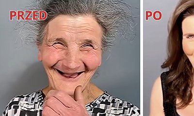 Fenomenalna metamorfoza 80-latki! Delikatny makijaż i czekoladowy brąz na włosach odjął jej 30 lat!