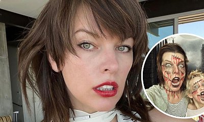Milla Jovovich z córką świętowały Halloween w... Polsce! Co one, u licha, tu robią???