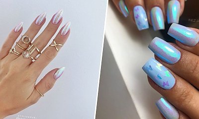 Efekt syrenki na paznokciach - to piękny i modny trend w stylizacji! Zobacz najlepsze stylizacje!