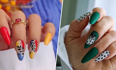 Paznokcie z motywem liścia. To piękny jesienny trend w stylizacji! Oto 15 najlepszych przykładów