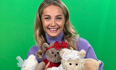 Małgorzata Socha z obłędnie długimi nogami w najmodniejszym kolorze sezonu. Soczysta stylizacja i przystojniak u boku...