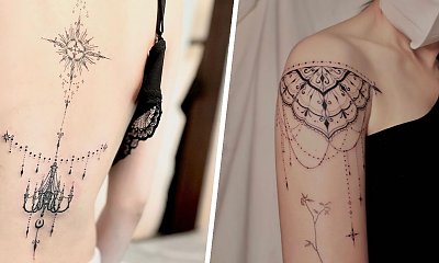 #ornamentttatoo - to jedna z najpiękniejszych kobiecych technik tatuowania! Zobacz najlepsze projekty!