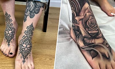 #foottattoo - tatuaż na stopie. Zobacz najpiękniejsze projekty wykonane w 2022 roku!