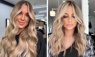 Beżowy blond. Flamboyage, front blond i inne propozycje na tę modną koloryzację w trendach na jesień 2022