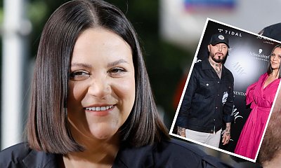 Dominika Gawęda z Blue Cafe w najgorszej stylizacji wieczoru. Różowa sukienka dodała jej kilogramów?
