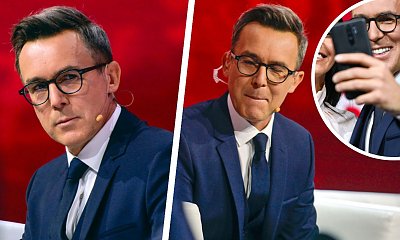 Maciej Kurzajewski z piękną koleżanką u boku! Nic dziwnego, że z trudem odrywał wzrok od jej dekoltu!