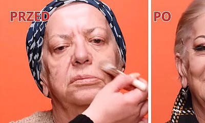 80-latka bardzo źle czuła się ze swoim wyglądem. Ta makijażowa metamorfoza sprawiła, że znowu nabrała chęci do życia!