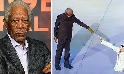 Morgan Freeman wystąpił na otwarciu Mundialu 2022 w Katarze! Internauci ostro komentują