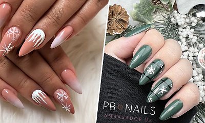 Paznokcie ze śnieżynką - ta ozdoba jest najpopularniejsza w zimowym manicure!