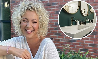 Mieszkania gwiazd: zjawiskowa łazienka Doroty Szelągowskiej. Wnętrzarskie dzieło sztuki!