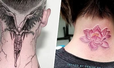 #necktattoo - tatuaż na karku. Oto najpiękniejsze projekty w tym niezwykłym miejscu!