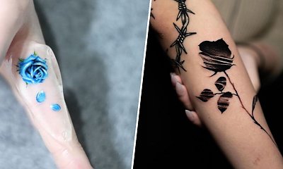 Tatuaż róży - to piękny, kobiecy motyw! Przedstawiamy 15 najpiękniejszych motywów!