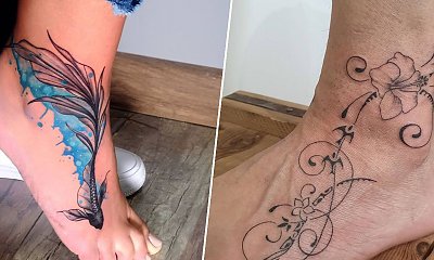 #foottattoo - tatuaż na stopie. Oto 15 najpiękniejszych przykładów takich tatuaży, wykonanych w 2022 roku!