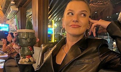 Olśniewająca Anna Lewandowska w czarnym komplecie w groszki od polskiej projektantki. Pozazdrościła Rihannie i Jennifer Aniston?