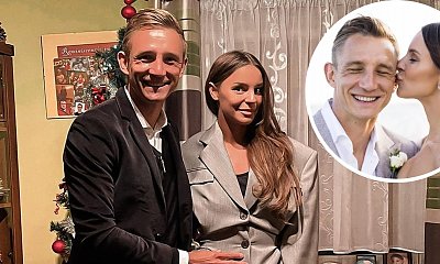 Jakub Rzeźniczak pokazał niepublikowane wcześniej zdjęcia ze ślubu! W końcu widać fryzurę ślubną i suknię panny młodej!