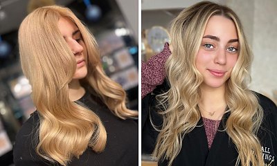 Miodowy blond hot trendem na zimę 2022/23. Poznaj modne odsłony topowej koloryzacji