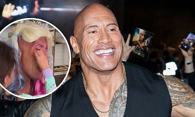 Dwayne "The Rock" Johnson jak Drag Queen w peruce i makijażu. Córki go nieźle urządziły!